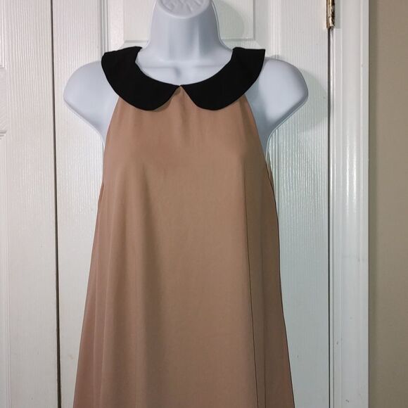 Audrey 3+1 Halter Dress Peter Pan Collar Size S - Picture 3 of 6